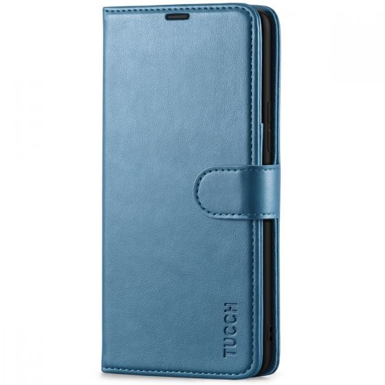 TUCCH SAMSUNG GALAXY A53 Wallet Case, SAMSUNG A53 Leather Case Folio Cover - Light Blue