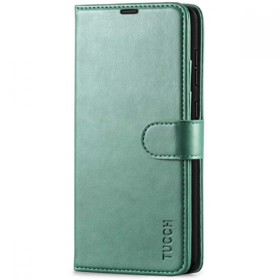 TUCCH SAMSUNG GALAXY A72 Wallet Case, SAMSUNG A72 Flip Case 6.7-inch - Myrtle Green