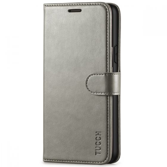 TUCCH iPhone 11 Wallet Case with Magnetic, iPhone 11 Leather Case - Grey