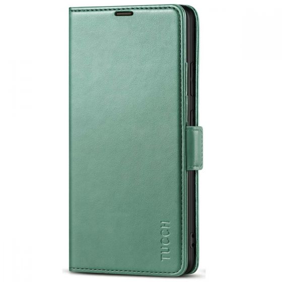 TUCCH SAMSUNG Galaxy S21 Ultra Wallet Case, SAMSUNG S21 Ultra Flip Case 6.8-inch - Myrtle Green