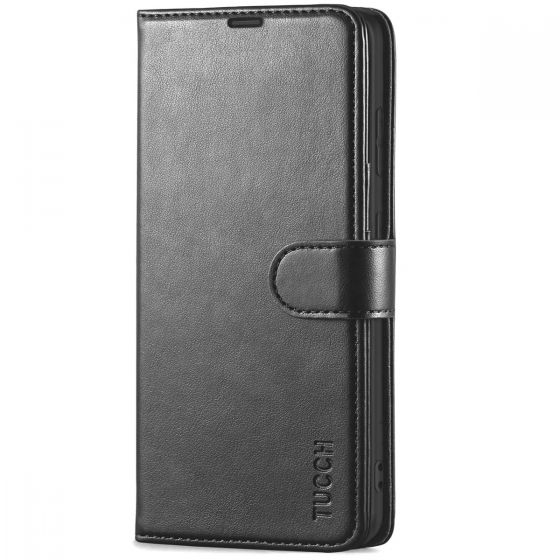 TUCCH SAMSUNG GALAXY S21 Wallet Case, SAMSUNG S21 Flip Case 6.2-inch - Black