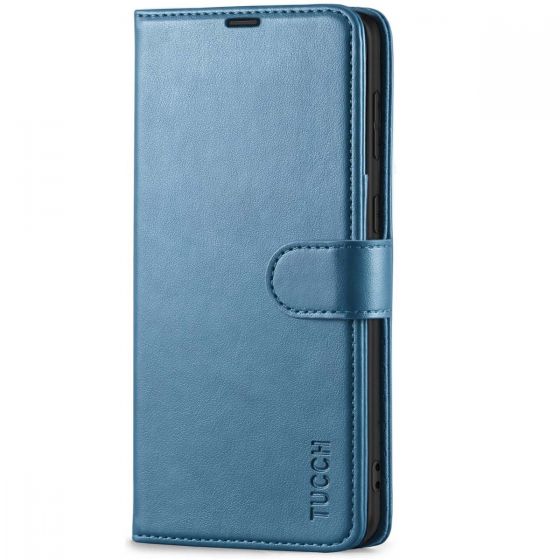 TUCCH SAMSUNG GALAXY S21 Wallet Case, SAMSUNG S21 Flip Case 6.2-inch - Lake Blue