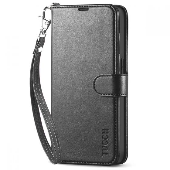 TUCCH iPhone 14 Pro Max Wallet Case, iPhone 14 Pro Max PU Leather Case with  Folio Flip Book RFID Blocking, Stand, Card Slots, Magnetic Clasp Closure 