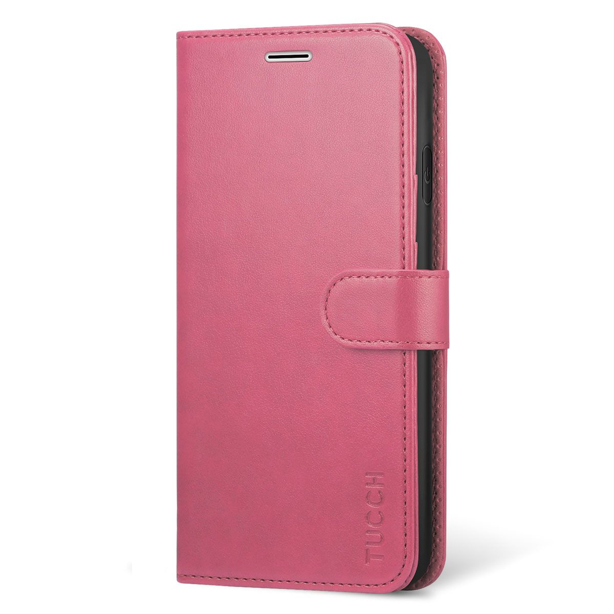 minimal sandhed Hummingbird TUCCH iPhone Xs Max Wallet Case - iPhone 10s Max Leather Case Cover - Pink
