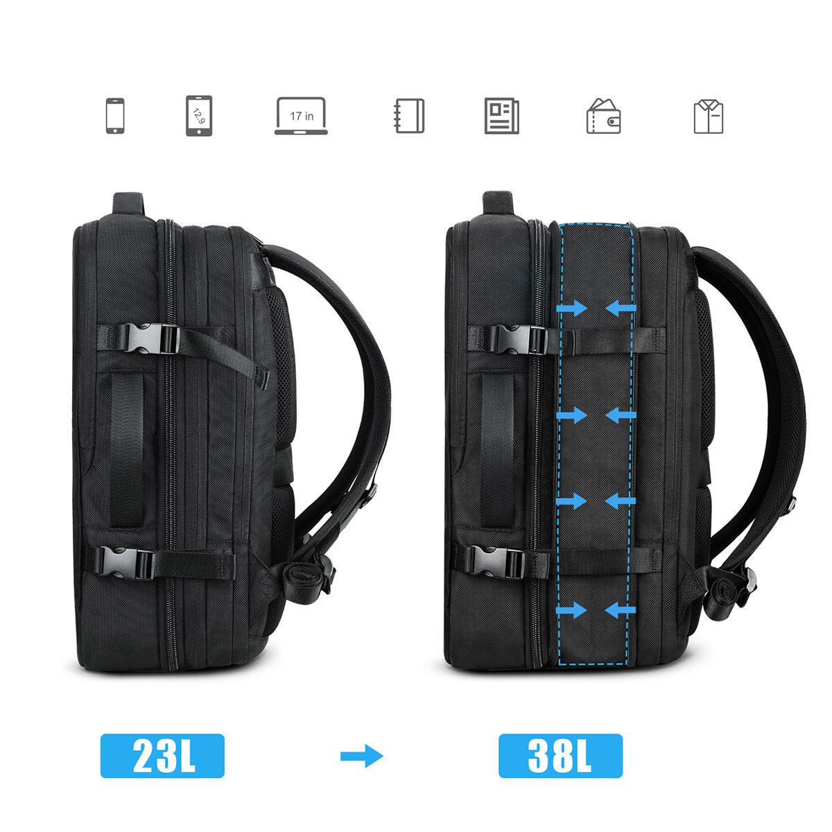 journeys clear backpack
