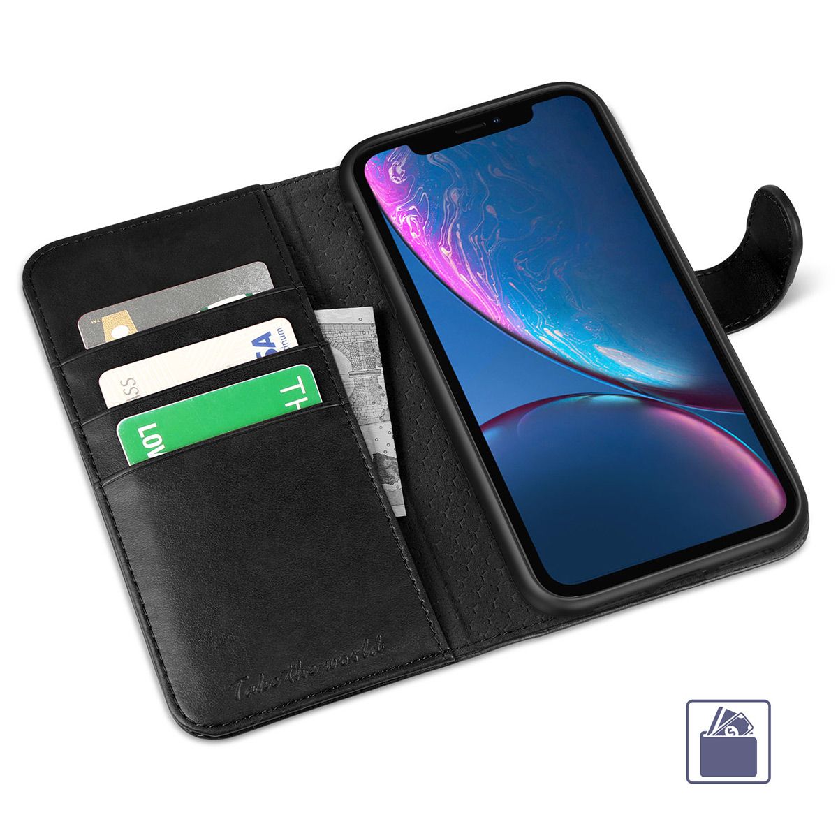 TUCCH iPhone 11 Pro Wallet Case, iPhone 11 Pro Leather Case, Folio Flip