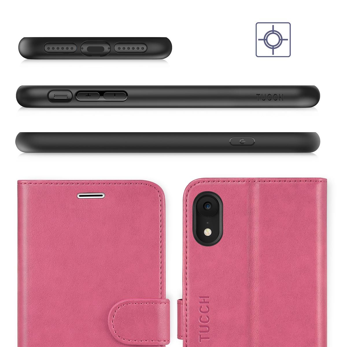 TUCCH iPhone XR Wallet Case iPhone 10R Leather Cover, Stand, Flip