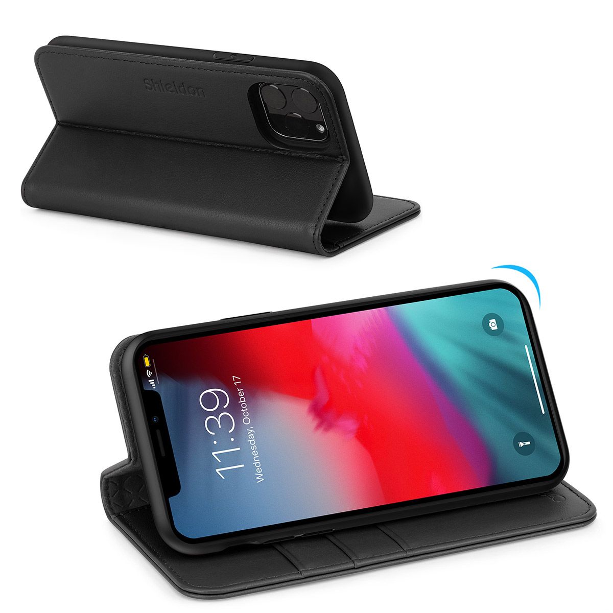 SHIELDON iPhone 11 Pro Wallet Case, iPhone 11 Pro Leather Cover