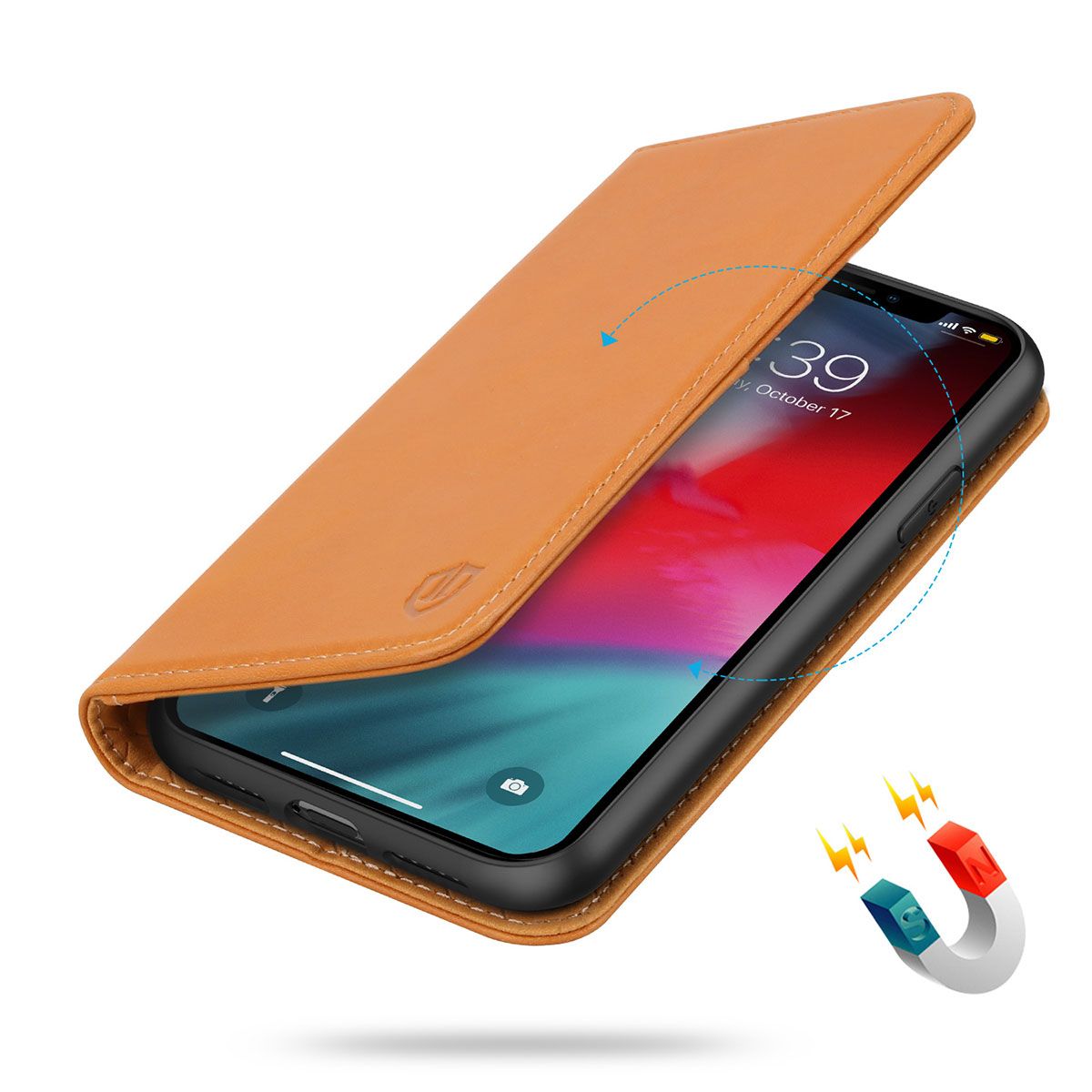 SHIELDON iPhone 11 Pro Max Wallet Case, iPhone 11 Pro Max Leather Cover