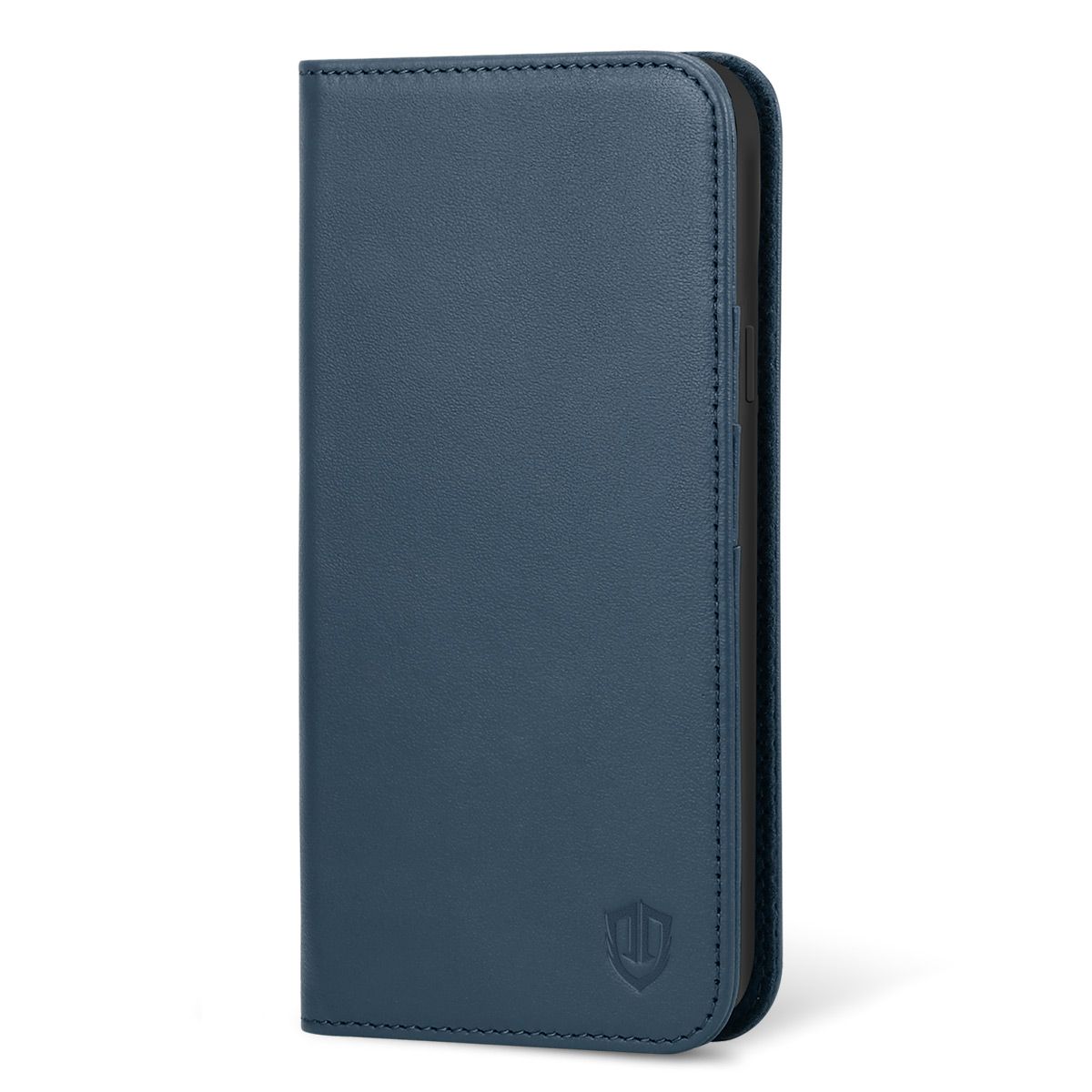 Shieldon Samsung Galaxy S9 Plus Genuine Leather Wallet Case With Kickstand Classic Blue