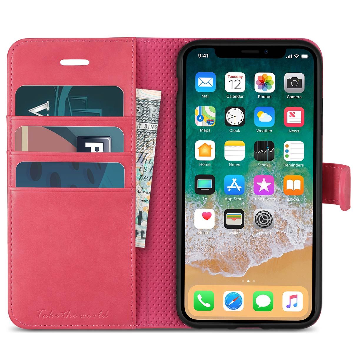 iphone x case purse