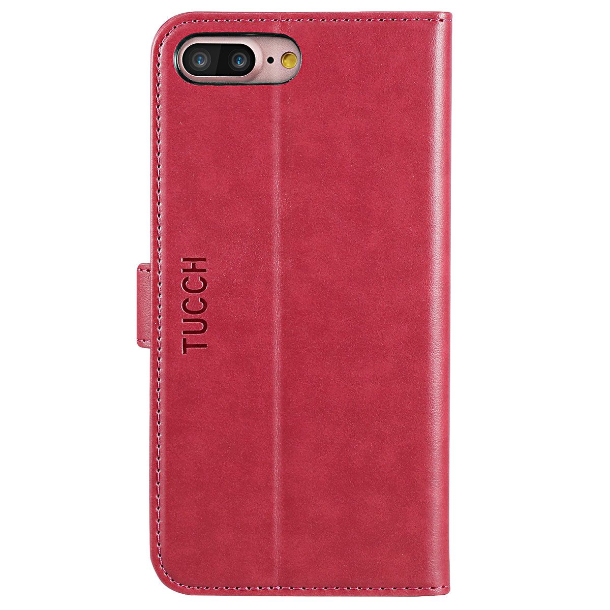 TUCCH iPhone 7 Plus Wallet Case, iPhone 8 Plus Case, PU Leather Flip
