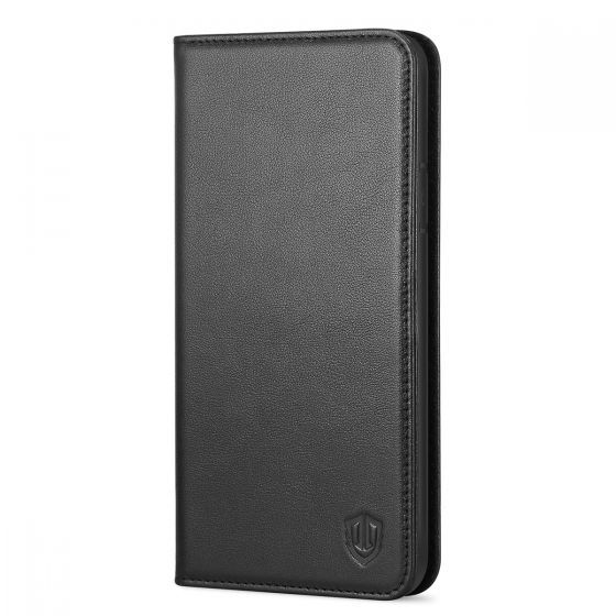Chemicaliën Platteland boiler SHIELDON iPhone 8 Plus Wallet Case -Black Genuine Leather Cover, Magnet  Closure, Kickstand Function, Flip Cover, Folio Style