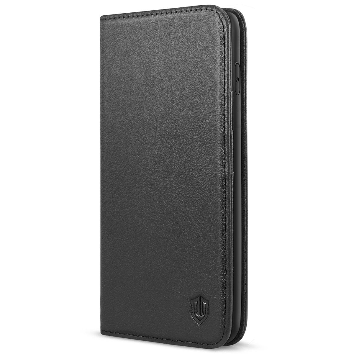 SHIELDON iPhone XS Max Wallet Case, iPhone XS Max Leather Case, Black