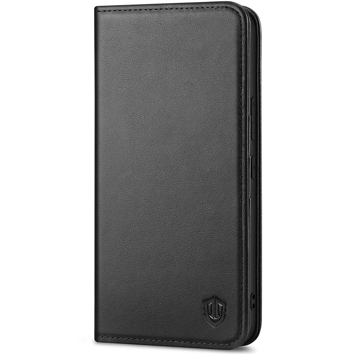 SHIELDON iPhone 12 Mini Leather Case, iPhone 12 Mini Cover with Magnetic  Clasp Closure, Genuine Leather, RFID Blocking, Folio Kickstand Phone Case  for