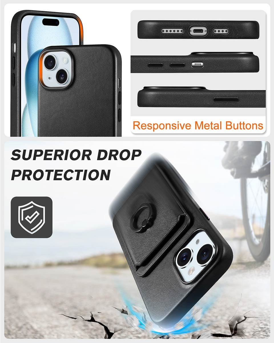 【色: ブラック】SHIELDON iPhone 15 Plus 対応ケース 手 Amazon.com: SHIELDON Case for iPhone 15 Pro Max 6.7