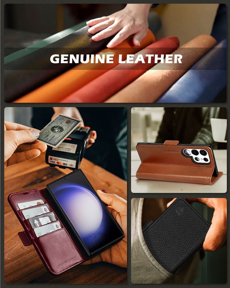 Samsung Galaxy S24 Ultra Leather Cases