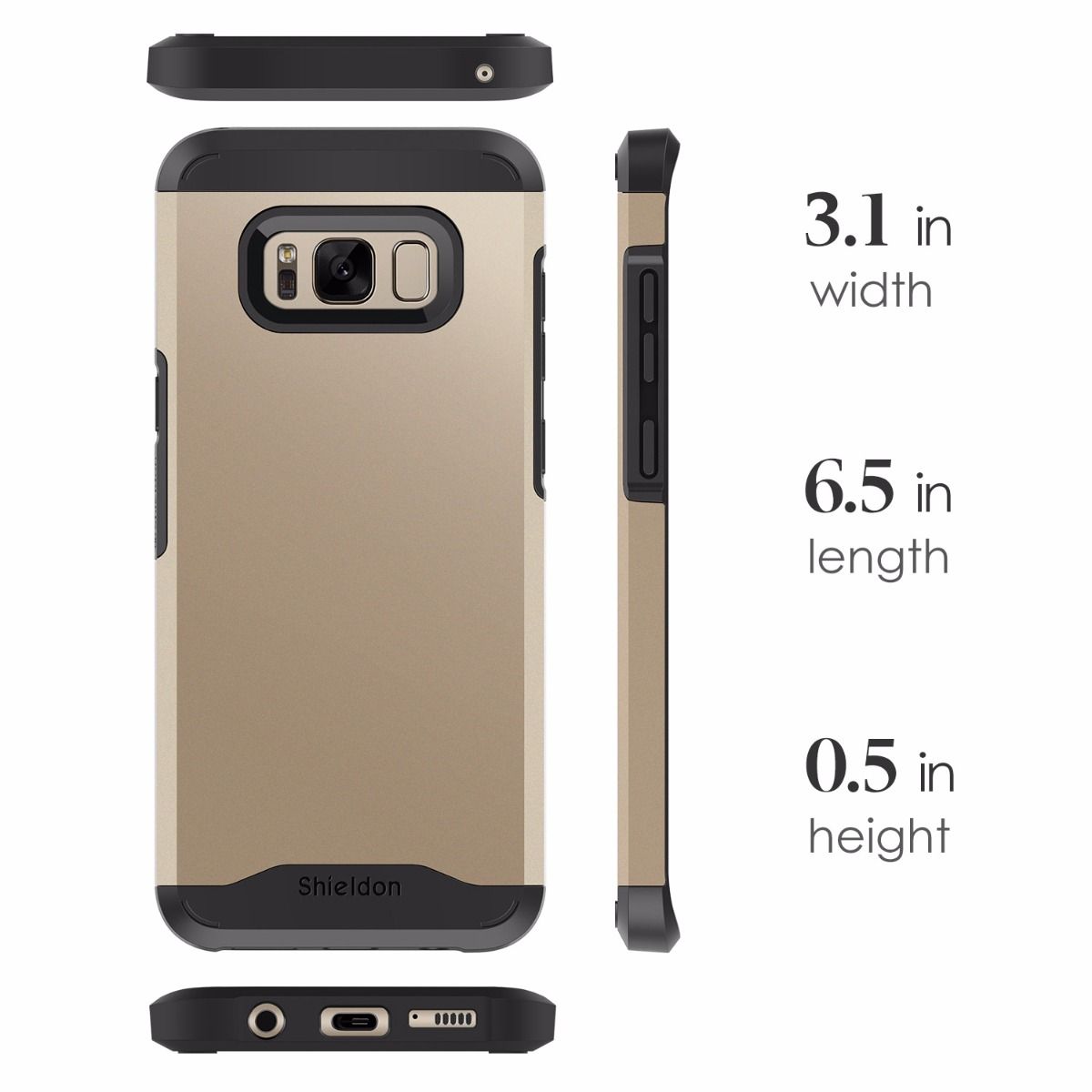 shieldon samsung galaxy s8 plus drop protection case with tpu