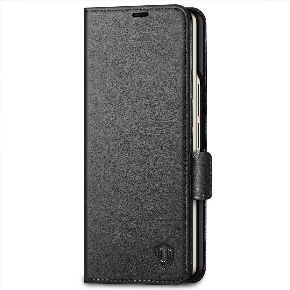 SHIELDON iPhone 13 Mini Wallet Case - Mini iPhone 13 5.4-inch Folio Book  Flip Cover - Black