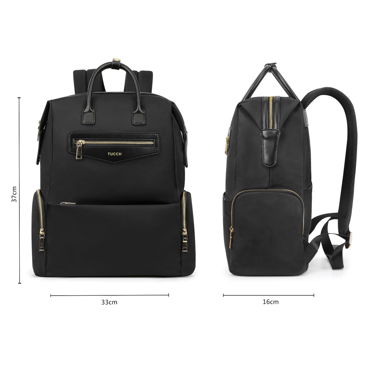 TUCCH Women Backpack Lightweight 14 inch Laptop Backpack for Women Casual Daypack Backpack College Waterproof Travel Backpack for Girls 19L