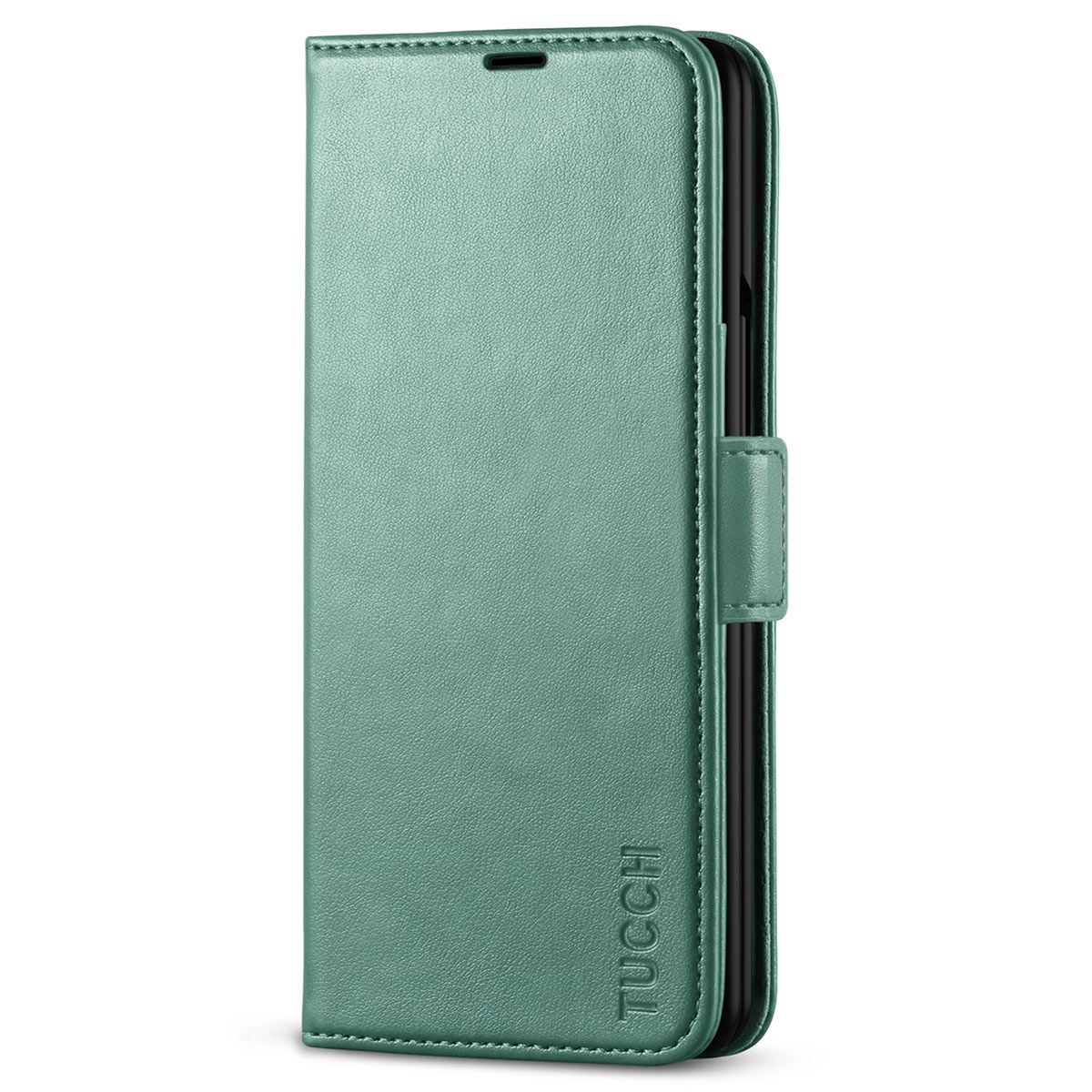 Wallet Samsung Z Flip Case, for Samsung Z Flip 3 / Blue Green