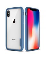 SHIELDON iPhone XS / iPhone X Case - Coral blue iPhone X / iPhone 10 TPU bumper Case with Transparent Back Cover - Glacier Series