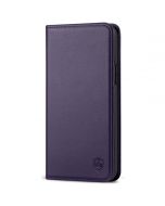 SHIELDON iPhone 13 Pro Max Wallet Case, iPhone 13 Pro Max Genuine Leather Cover - Purple