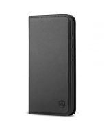 SHIELDON iPhone 13 Mini Wallet Case - Mini iPhone 13 5.4-inch Folio Book Flip Cover - Black