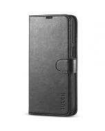 TUCCH iPhone 13 Pro Wallet Case, iPhone 13 Pro PU Leather Case, Folio Flip Cover with RFID Blocking and Kickstand - Black