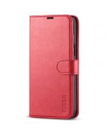 TUCCH iPhone 13 Pro Max Wallet Case, iPhone 13 Pro Max PU Leather Case with Folio Flip Book RFID Blocking, Stand, Card Slots, Magnetic Clasp Closure - Bright Red