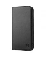 SHIELDON SAMSUNG Galaxy S23FE Wallet Case, SAMSUNG S23FE Leather Cover Flip Folio Book Case - Black