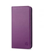 SHIELDON SAMSUNG Galaxy S23FE Wallet Case, SAMSUNG S23FE Leather Cover Flip Folio Book Case - Purple