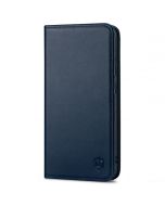 SHIELDON SAMSUNG Galaxy S23 Plus Wallet Case, SAMSUNG S23 Plus Leather Cover Flip Folio Book Case - Navy Blue