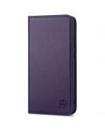 SHIELDON SAMSUNG Galaxy S23 Plus Wallet Case, SAMSUNG S23 Plus Leather Cover Flip Folio Book Case - Dark Purple