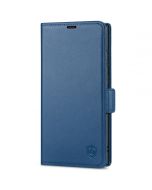 SHIELDON SAMSUNG Galaxy S23 Ultra Wallet Case, SAMSUNG S23 Ultra Leather Cover Flip Folio Book Case - Royal Blue