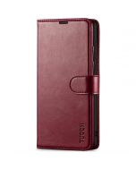 TUCCH SAMSUNG GALAXY A33 Wallet Case, SAMSUNG A33 Leather Case Folio Cover - Wine Red