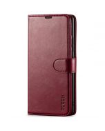 TUCCH SAMSUNG GALAXY A42 Wallet Case, SAMSUNG A42 Leather Case Folio Cover - Wine Red