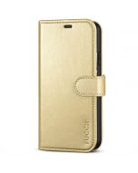 TUCCH iPhone 11 Wallet Case with Magnetic, iPhone 11 Leather Case - Shiny Champagne Gold