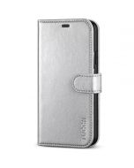 TUCCH iPhone 11 Wallet Case with Magnetic, iPhone 11 Leather Case - Shiny Silver