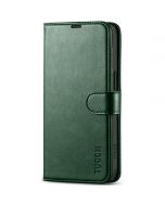 TUCCH iPhone 15 Wallet Case, iPhone 15 PU Leather Case-Midnight Green