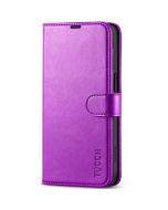 TUCCH iPhone 15 Wallet Case, iPhone 15 PU Leather Case-Purple