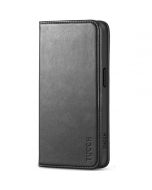 TUCCH iPhone 15 Wallet Case, iPhone 15 Cell Phone Case - Black