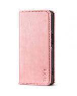 TUCCH iPhone 15 Plus Wallet Case, iPhone 15 Plus Shockproof Case with Front Cover - Rose Gold