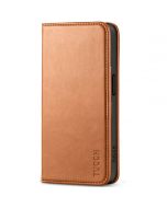 TUCCH iPhone 15 Pro Wallet Case, iPhone 15 Pro Phone Case with Card Slots - Light Brown