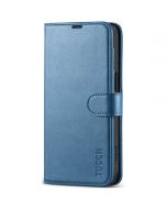 TUCCH iPhone 15 Pro Max Leather Wallet Case, iPhone 15 Pro Max Flip Phone Case - Light Blue