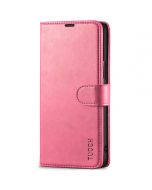 TUCCH SAMSUNG GALAXY S22 Wallet Case, SAMSUNG S22 PU Leather Case Flip Cover - Hot Pink