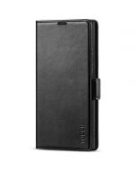 TUCCH SAMSUNG S22 Ultra Wallet Case, SAMSUNG Galaxy S22 Ultra PU Leather Cover Book Flip Folio Case with Dual Magnetic Tab - Black
