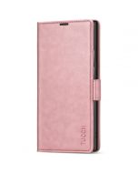 TUCCH SAMSUNG S22 Ultra Wallet Case, SAMSUNG Galaxy S22 Ultra PU Leather Cover Book Flip Folio Case with Dual Magnetic Tab - Rose Gold