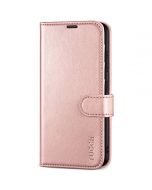 TUCCH SAMSUNG GALAXY S23 Plus Wallet Case, SAMSUNG S23 Plus PU Leather Case Book Flip Folio Cover - Shiny Rose Gold