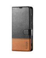 TUCCH SAMSUNG GALAXY S24 Wallet Case, SAMSUNG S24 PU Leather Case Flip Cover - Black & Brown